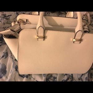 Leather Rebecca Minkoff Purse in Off White